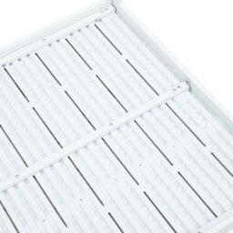 Berkfield Coffee Table White 78X78X74 Cm Hdpe Wood Look - thumbnail 6