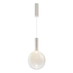 Luminosa Lighting Luminosa Nebula Modern 25Cm Globe Pendant Ceiling Light White 3000K 700Lm - thumbnail 1