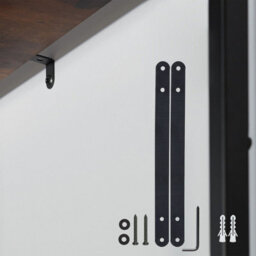 Tectake Slim Rack - 2 Storage Shelves, 3 Tilt Drawers With 2 Racks Per, Industrial Style - 81 Cm - Industrial Wood Dark, Rustic - thumbnail 9
