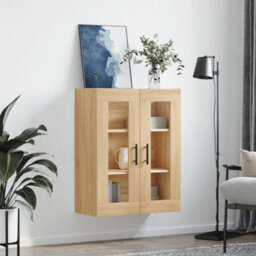 Berkfield Wall Mounted Cabinet Sonoma Oak 69.5X34X90 Cm - thumbnail 3
