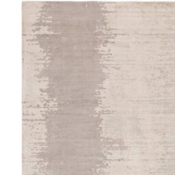 Beige Viscose Handmade , Luxurious , Modern Easy To Clean Abstract Rug For Living Room, Bedroom - 160Cm X 230Cm - thumbnail 4