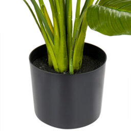 Wyld And Coco Faux Peace Lily Artificial Plant With Realistic Green Leaves And White Blooms, 70 Cm - thumbnail 5