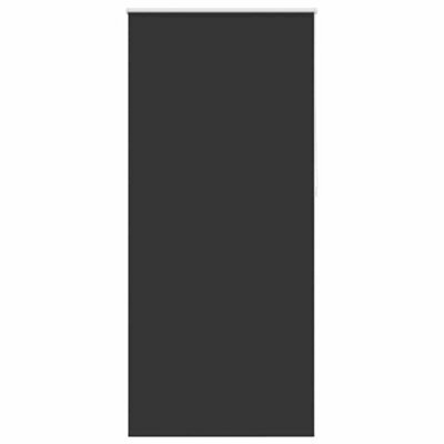 Berkfield Reflective Roller Blind Blackout 100 X 230 Cm Black - image 1