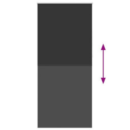 Berkfield Reflective Roller Blind Blackout 100 X 230 Cm Black - thumbnail 9