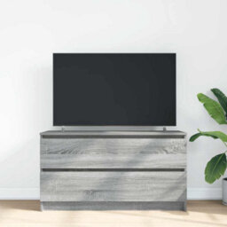 Berkfield Tv Cabinet Grey Sonoma 100X35X54 Cm Engineered Wood - thumbnail 3