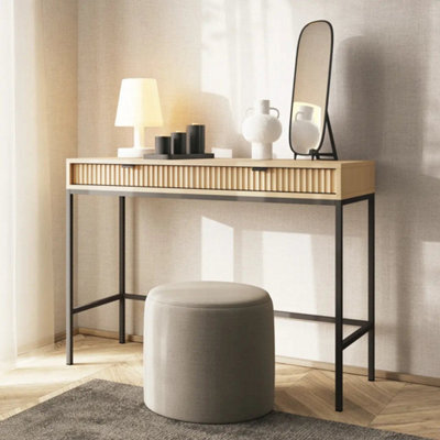 Arte Nova Oak Vincenza Desk 104Cm - Contemporary Design With Practical Storage - image 1