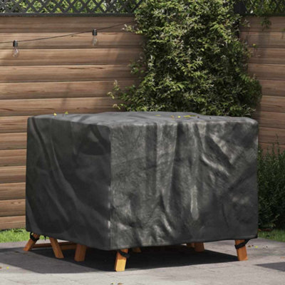 Walplus Outdoor Furniture Cover Black 113 X 113 X 73 Cm 210D - image 1