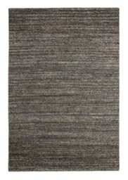Modern Striped Easy To Clean Grey Wool Rug For Living Room & Bedroom-200Cm X 285Cm - thumbnail 6