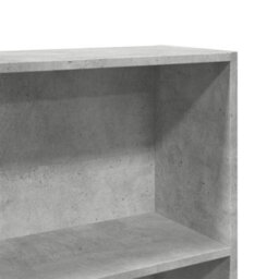Berkfield Bookcase Concrete Grey 80X24X176 Cm Engineered Wood - thumbnail 7