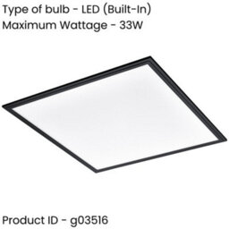 Loops 2 Pack Stylish Modern Black Led Ceiling Light For Indoor Spaces - Perfect For Home Decor - thumbnail 2