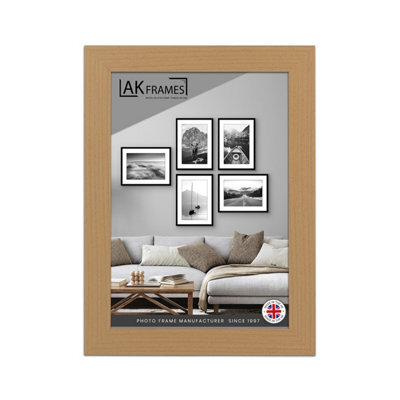 "AK Frames 11X8.5"" Country Pine Poster Frame - Modern Picture Frame For Wall Art, Prints And Photos - Durable And Stylish Display Frame" - image 1