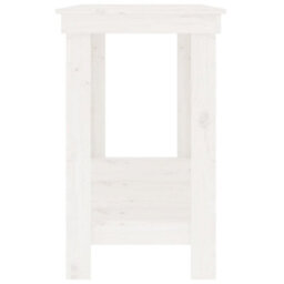 Berkfield Rustic Work Bench White 180X50X80 Cm Solid Wood Pine - thumbnail 6