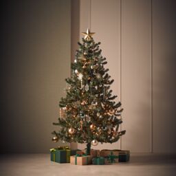 Gold Effect Star Christmas Tree Topper - thumbnail 2