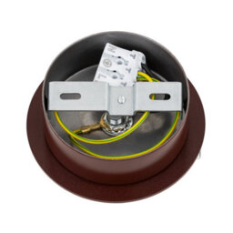Luminosa Lighting Luminosa Fabio Wall Lamp White-Brown (Marble Colour), Chocolate Brown Ip44 - thumbnail 4