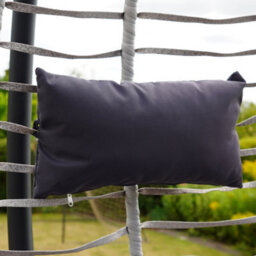 Wilton Hanging Swing Single Egg Pod Chair - Dark Grey - thumbnail 2