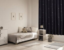Caecus Blinds Travel Pop Up Moon And Stars Blackout Blind 130Cmx200Cm - thumbnail 1