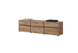 Arte Kross 41 Tv Cabinet In Oak Wotan - W1800mm H480mm D400mm Rustic Elegance - thumbnail 3