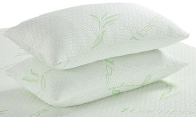 Homespace Direct Ltd Memory Foam Bamboo Pillow - 1 Pack - image 1