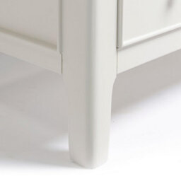 Furniturebox Belle Chest Of Drawers - Solid Oak Wood & Cream Chest Of Drawers - Premium Wooden Chest Of Drawers - thumbnail 8