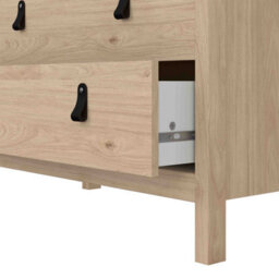 Furniture To Go Barcelona Chest 3 Drawers In Jackson Hickory Oak - thumbnail 8
