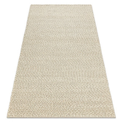 RugsX Wool Carpet Tahar 99005B Cream / Grey - Hand-Woven Loop, Uniform 200X290 Cm - image 1