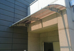 Canofix UK Canofix Door Canopy Pc 3000 Width X 1270 Projection (Grey Bracket - Bronze Sheet) - thumbnail 1