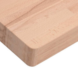 Berkfield Table Top 100X60X4 Cm Rectangular Solid Wood Beech - thumbnail 6