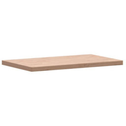 Berkfield Table Top 100X60X4 Cm Rectangular Solid Wood Beech - thumbnail 3