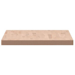 Berkfield Table Top 100X60X4 Cm Rectangular Solid Wood Beech - thumbnail 5