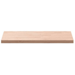Berkfield Table Top 100X60X4 Cm Rectangular Solid Wood Beech - thumbnail 4