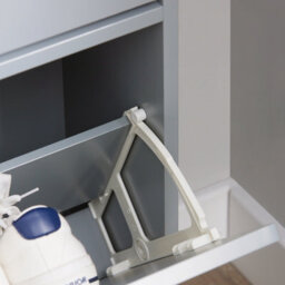 Sobuy Fsr151-H-Hg,shoe Storage Cabinet Organizer Unit With 3 Flip Drawers Grey,w50.3Xd19Xh129 - thumbnail 5