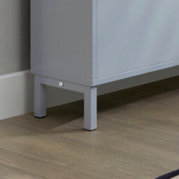 Sobuy Fsr151-H-Hg,shoe Storage Cabinet Organizer Unit With 3 Flip Drawers Grey,w50.3Xd19Xh129 - thumbnail 6