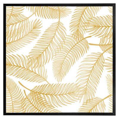 "Andrew Lee Golden Leaves (Picutre Frame) / 20X20"" / Oak" - image 1