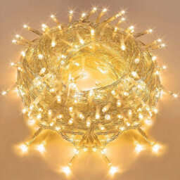 100-1000 LED Christmas Lights, Low Voltage Fairy String Lights With 8 Modes, Ideal For Xmax Tree, Garden, Home, Party, Halloween Festival Deco (100 LEDs, Warm White