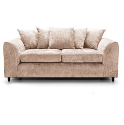 Chenille Sofa Set Beige 3+2 (Scatter Back) - thumbnail 2