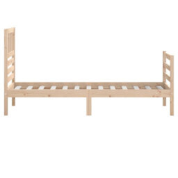Berkfield Bed Frame Solid Wood 90X190 Cm 3Ft Single - thumbnail 5