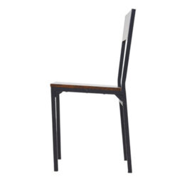 Living And Home 5-Piece Dark Brown Dining Table And Chairs Set - thumbnail 5
