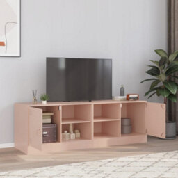Berkfield Tv Cabinets 2 Pcs Pink 67X39X44 Cm Steel
