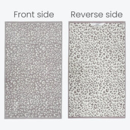 Allure Bath Fashions Luxury Zero Twist Leopard Print Bath Towels Pack Of 2 - 100% Cotton - thumbnail 5