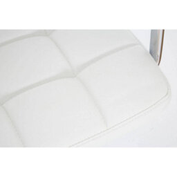 Orsina White Velvet Bar Chair, Comfortable Seating Breakfast Bar Chair, Footrest Living Bar Chair Kitchen - thumbnail 8