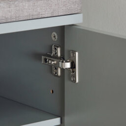 Sobuy Fsr117-Hg, Hallway Storage Bench Shoe Bench Shoe Rack Shoe Cabinet With 2 Doors And Seat Cushion, Grey,w90Xd34Xh46 - thumbnail 6