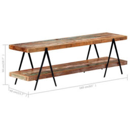 Berkfield Tv Cabinet 160X40X50 Cm Solid Reclaimed Wood - thumbnail 5