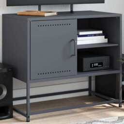 Berkfield Industrial Tv Cabinet Anthracite 68X39X60.5 Cm Steel - thumbnail 2