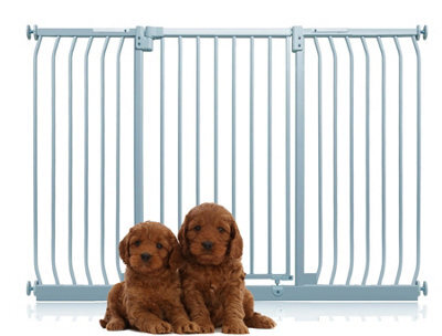 Bettacare Extra Tall Elite Dog Gate, 152Cm - 161Cm, Matt Grey, Extra Tall 96.8Cm In Height, Pressure Fit Pet Gate - image 1