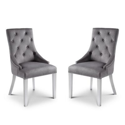 Oakham Garrington Elegant Lion Head Dining Chairs - Set Of 2 - image 1