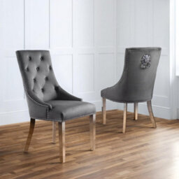 Oakham Garrington Elegant Lion Head Dining Chairs - Set Of 2 - thumbnail 4