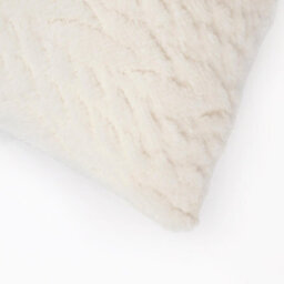OHS Cable Knit Cushion Covers Filled Sherpa Pillow Cases 4 Pack, 45 X 45Cm - Cream - thumbnail 5