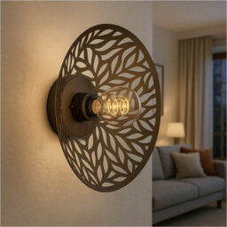 Loops 2 Pack Stylish Modern Design Bronze Wall Light For Indoor Home Decor - thumbnail 3