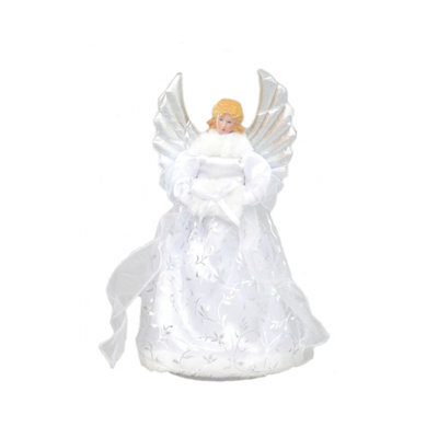 Christmas Tree Topper - Angel (White) - image 1