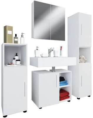Vcm 4-Piece Bathroom Furniture Set Complete Flandu Ill - image 1